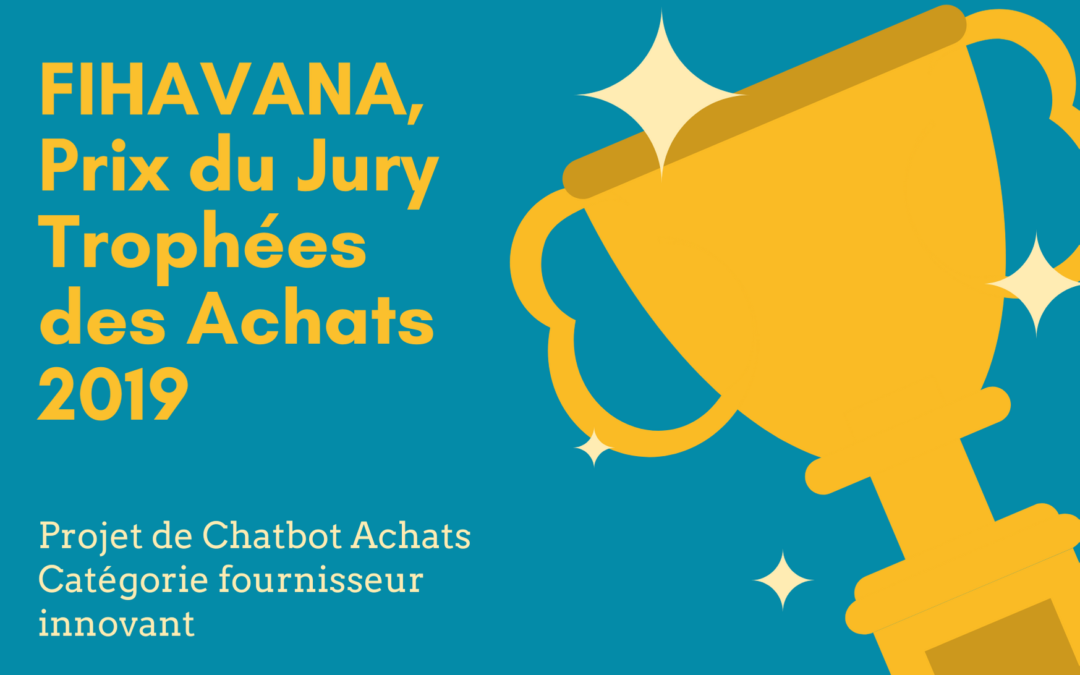 Le chatbot achats de Fihavana primé aux Trophées des Achats 2019
